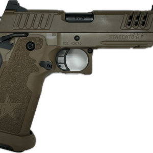 STACCATO P X-SERIES SERRATIONS DLC THREADED BARREL FDE CUSTOM 9MM
