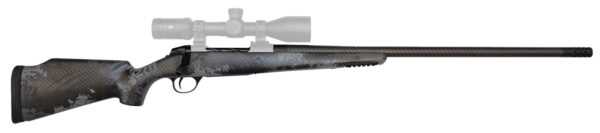Fierce Firearms FCTRG300PRC24BBO CT Rage  300 PRC Caliber with 3+1 Capacity, 24" Carbon Fiber Barrel, Black Cerakote Metal Finish & Blackout Camo Fixed Fierce Tech C3 Stock, Right Hand (Full Size)