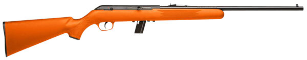 Savage Arms 40220 64 F 22 LR 10+1 21", Blued Barrel/Rec (Drilled & Tapped), Orange Synthetic Stock, Open Sights