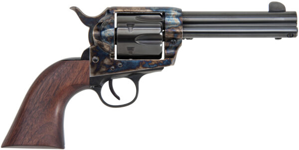 Traditions SAT73002FT 1873  45 Long Colt 6rd 4.75" Color Case Hardened Walnut Grip