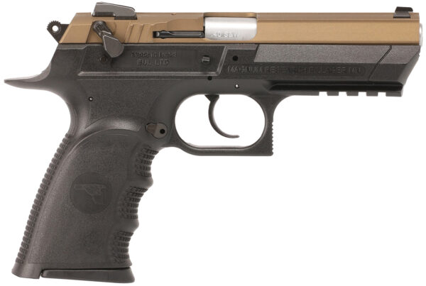 Magnum Research BE94133RLBB Baby Eagle III  40 S&W 12+1 4.43" Burnt Bronze Carbon Steel Slide Black Textured