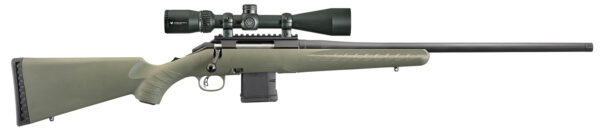 Ruger 26951 American Predator Full Size 223 Rem 10+1 22" Matte Black Threaded Barrel, Matte Black Picatinny Rail Steel Receiver, Moss Green Fixed Synthetic Stock, Vortex Crossfire II 4-12x44mm