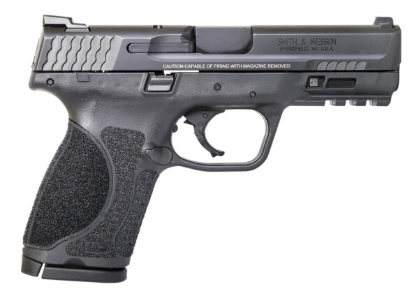 Smith & Wesson LE 12098 M&P 40 M2.0 Compact 40 Smith & Wesson (S&W) Double 4" NTS 13+1 Black Interchangeable Backstrap Grip Black Polymer Frame Black Armornite Stainless Steel Slide