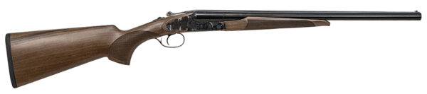 CZ-USA 06417 Sharp-Tail Coach 12 Gauge 3" 2rd 20" Black Hard Chrome Side-by-Side Barrel, Color Case Hardened Metal Finish, Turkish Walnut Stock Includes Fixed Chokes *Hard Case Damaged