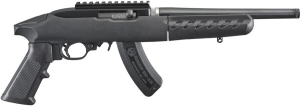 Ruger 4924 22 Charger Takedown 22 LR 15+1 10" Black Threaded Barrel, Black Polymer Frame, Black Picatinny Rail Receiver, Ergonomic Polymer Grip, Right Hand