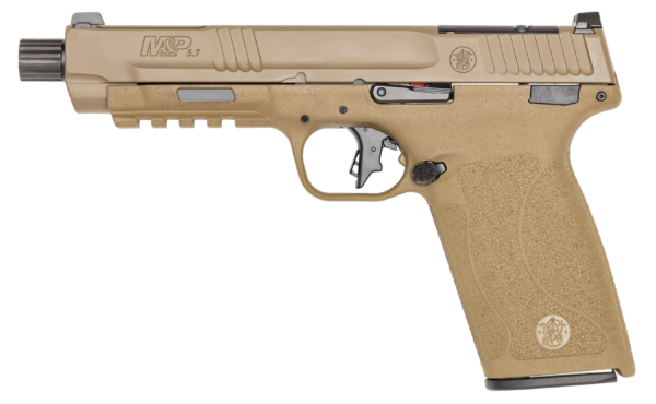 SMITH AND WESSON M&P5.7 OR 5.7X28 5" FDE TB