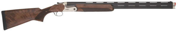 TriStar 33166 Cypher  Over/Under 28 Gauge 2.75" 2rd 28" Blued Chrome-Lined, Stainless Steel Rec, Deluxe Walnut Furniture, Fiber Optic Sight, 5 Ext. Chokes