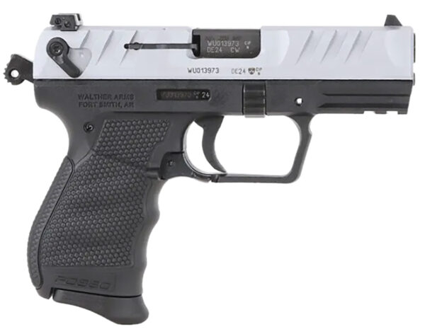 Walther Arms 5050509 PD380  380 ACP 9rd 3.70" Nickel Steel Slide Black Ambidextrous