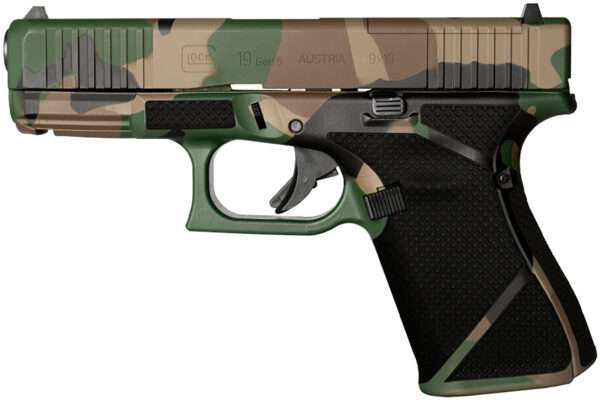 Glock PA195S204MOSNM81 G19 Gen5 MOS Compact Frame 9mm Luger 15+1 4.02" GMB Barrel, MOS Cut/Serrated Steel Slide, M81 Camo Polymer Frame w/Picatinny Rail, Ambidextrous