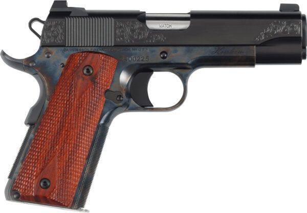Dan Wesson 01779 Heirloom 2024 45 ACP 8+1 4.25" Stainless Blued Carbon Steel Slide Polished Grip