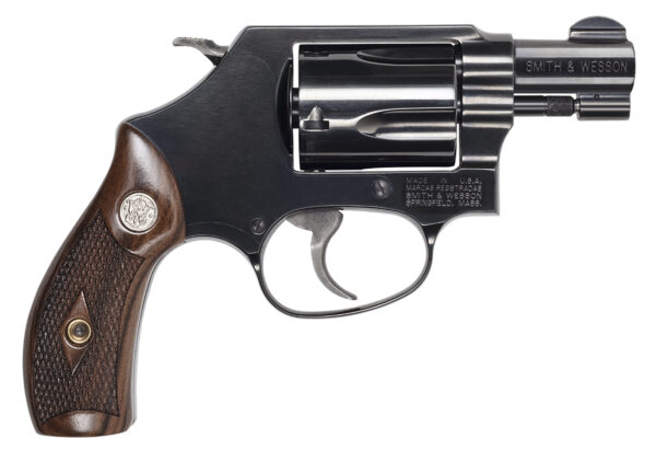 Smith & Wesson 14076 Model 36  J-Frame 38 S&W Spl+P 5rd 1.88" Blued Carbon Steel Barrel, Cylinder & Frame w/Rear Sight Integral Slot, Checkered Wood Grip