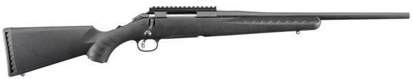 Ruger 6909 American Compact 7mm-08 Rem 4+1 18" Matte Black Alloy Steel Barrel, Matte Black Steel Receiver w/Picatinny Rail, Black Fixed Synthetic Stock, Right Hand