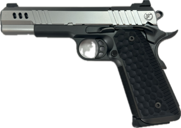NIGHTHAWK CUSTOM BOARDROOM SERIES PRESIDENT TWO TONE STAINLESS SLIDE DLC BARREL IOS .45ACP - Image 2