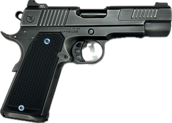 NIGHTHAWK CUSTOM AMBASSADOR SERIES 1911 DELEGATE COMMANDER IOS SMOKED NITRIDE 9MM - Image 2