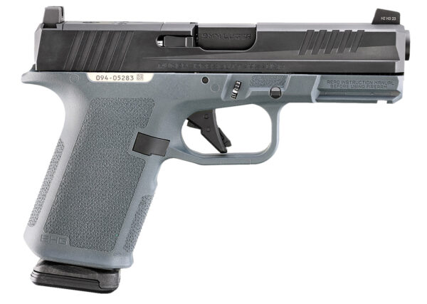 Ruger 19401 RXM  9mm 10+1 4" Black FNC Nitride Steel Barrel, Black FNC Nitride Optic Ready/Serrated Alloy Steel Slide, Stealth Gray Polymer Frame w/Accessory Rail, Stealth Gray Magpul Enhanced Grip