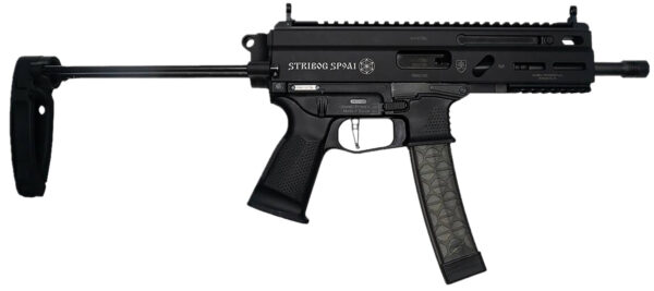 Global Ordnance LLC 850003223131 Grand Power Stribog SP9A1 9mm Luger 30+1 8" Black PDW Tailhook Brace