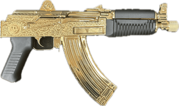 ARSENAL IRON MONKEY SAM7K GOLD ENGRAVED 7.62X39