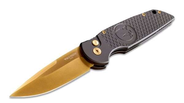 NIGHTHAWK CUSTOM PROTECH TR-3.02 BLACK & GOLD MAGNACUT DIMPLES