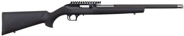 Magnum Research SBA17HMH Magnum Lite  17 HMR 19" Black Steel Threaded Barrel, Black Fixed Hogue OverMolded Stock