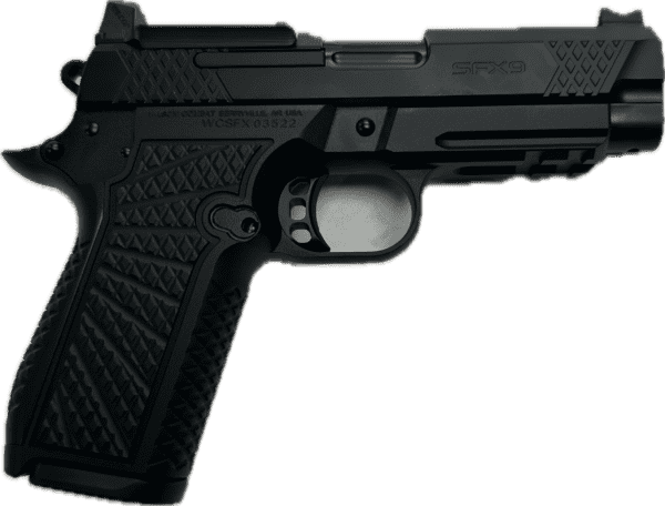 WILSON COMBAT SFX9 4" LIGHTRAIL FRAME OPTIC READY FIBER OPTIC FRONT SIGHT BLACK 9MM