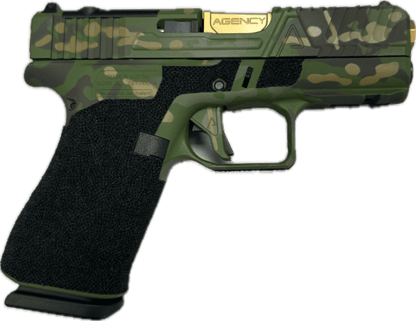 AGENCY ARMS G43X OPTIC READY EXA TROPIC CAM GOLD PORTED BARREL 9MM