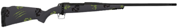 Fierce Firearms FRG300RUM26BF Twisted Rage 300 RUM 26" Armour Lube Black Steel Threaded Barrel, Drilled & Tapped Steel Receiver, LR Negative Comb Forest Camo Carbon Fiber Stock