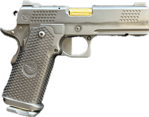 NIGHTHAWK CUSTOM TRS COMMANDER IOS BLACK GOLD FLUTED BARREL 9MM - Image 2