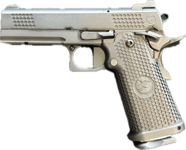 NIGHTHAWK CUSTOM TRS COMMANDER IOS BLACK GOLD FLUTED BARREL 9MM - Image 3