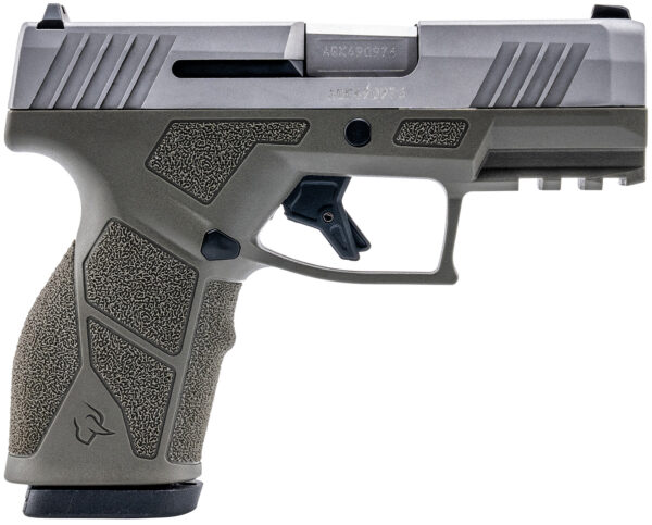 Taurus 1-GX2939O-10 GX2  9mm 10+1 3.37" Matte Stainless Steel Barrel, Matte Serrated Stainless Steel Slide, OD Green Polymer Frame w/Picatinny Rail, Polymer Grip