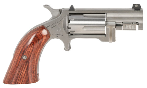 North American Arms SNTBGT Sentinel  22 WMR 5 Shot 1.42" Matte Stainless Steel Barrel, Stainless Cylinder, Matte Stainless Steel Frame, Exposed Hammer