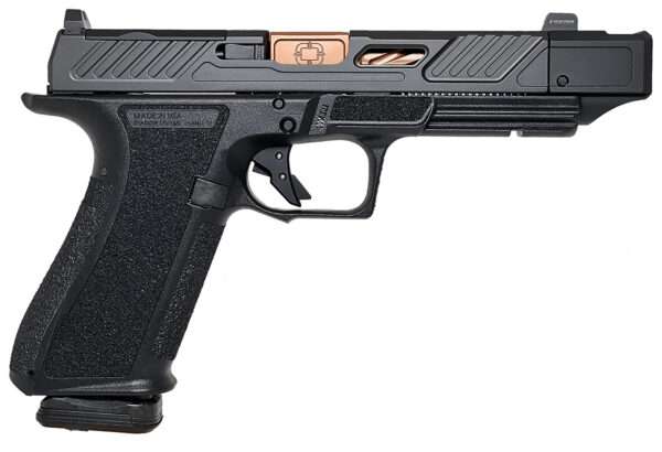 Shadow Systems SS2239CA DR920P Elite 9mm 10+1 Bronze TICN Black Nitride Optic Cut/Serrated/Window Cut Stainless Steel Slide Black Black Interchangeable Backstrap Grip *CA Compliant