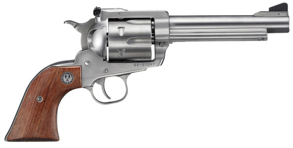 Ruger 0811 Super Blackhawk  Large Frame 44 Rem Mag/44 Special 6rd 5.50" Satin Stainless Steel Barrel, Cylinder & Frame, Hardwood Grip, Transfer Bar Safety, Exposed Hammer
