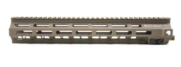 GEISSELE 13.5" SUPER MODULAR RAIL MK8 M-LOK DDC LEFT SIDE VIEW