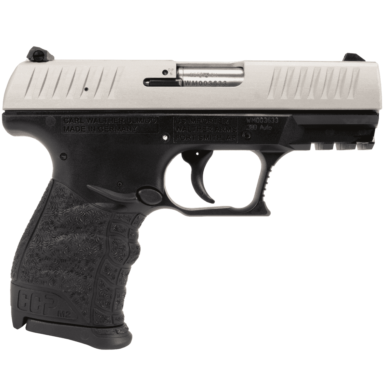 WALTHER CCP M2 .380 TWO TONE LEFT SIDE VIEW