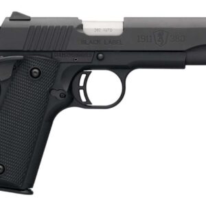 BROWNING 1911 380 BLACK LABEL FULL SIZE RIGHT SIDE VIEW SLIDE OPEN CLOSE UP