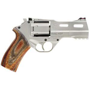 CHIAPPA RHINO REVOLVER 40DS NICKEL PLATED .357MAG 4" RIGHT SIDE VIEW