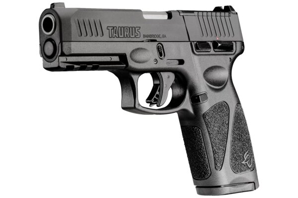 TAURUS G3 TORO TENIFER MATTE BLACK 9MM FULL SIZE 17 ROUND LEFT SIDE VIEW FRONT ANGLE