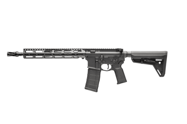 VKTR VK1PW ARMOR BLACK HUXWRX QD 13.7" PIN & WELD 5.56 NATO LEFT SIDE VIEW