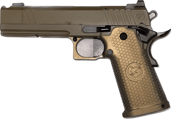 NIGHTHAWK CUSTOM SAND HAWK IOS 9MM LEFT SIDE VIEW