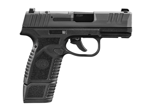FN REFLEX MRD NMS BLACK 9MM RIGHT SIDE VIEW EXTENDED MAGAZINE