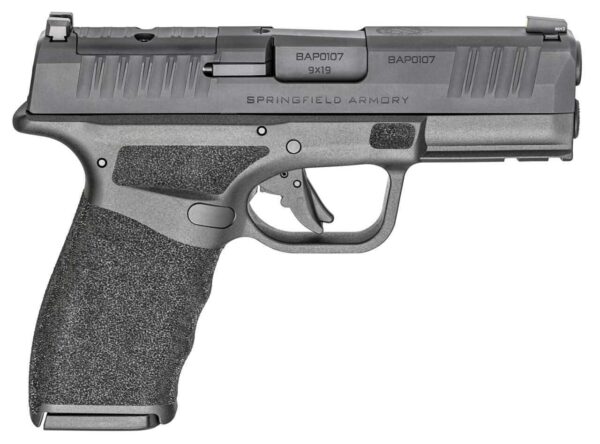 SPRINGFIELD ARMORY HELLCAT PRO OSP TOP RIGHT SIDE VIEW FRONT ANGLE