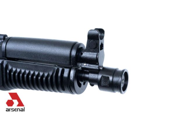 ARSENAL INC SAM7K-44 GENESIS PISTOL W/ REAR PICATINNY RAIL 7.62X39 RIGHT SIDE VIEW MUZZLE CLOSE UP THREAD PROTECTOR ON