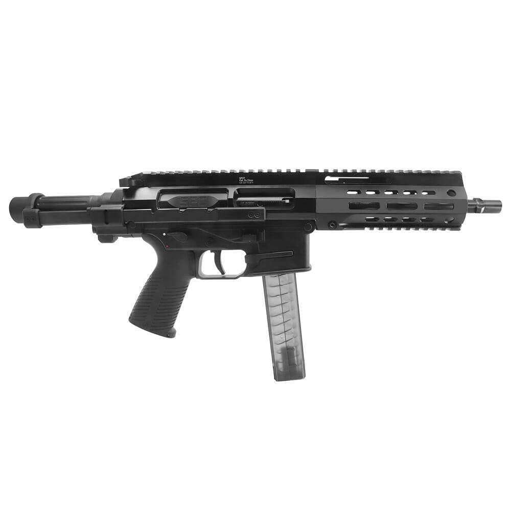 b&t spc9 pistol 9 inch with pdw brace adapter left side view