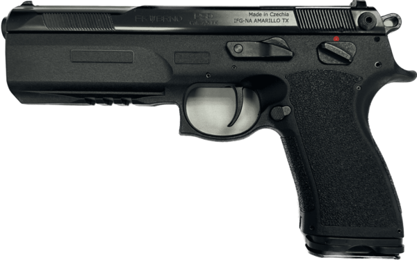 FK BRNO PSD MULTI CALIBER PISTOL BLACK 7.5FK 5.3" LEFT SIDE VIEW