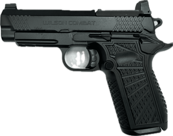 WILSON COMPACT SFX9 LIGHTRAIL COMPACT CARRY OPTIC NIGHT SIGHTS 4" 15RD 9MM LEFT SIDE VIEW