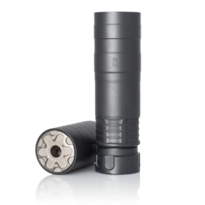 rugged suppressors radiant 762 silencer long configuration right side view angled forward