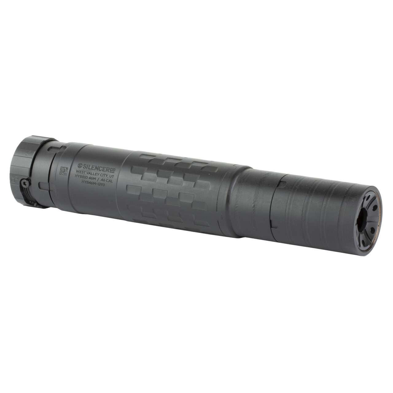 SILENCERCO HYBRID 46M SILENCER VERTICAL VIEW MUZZLE UP