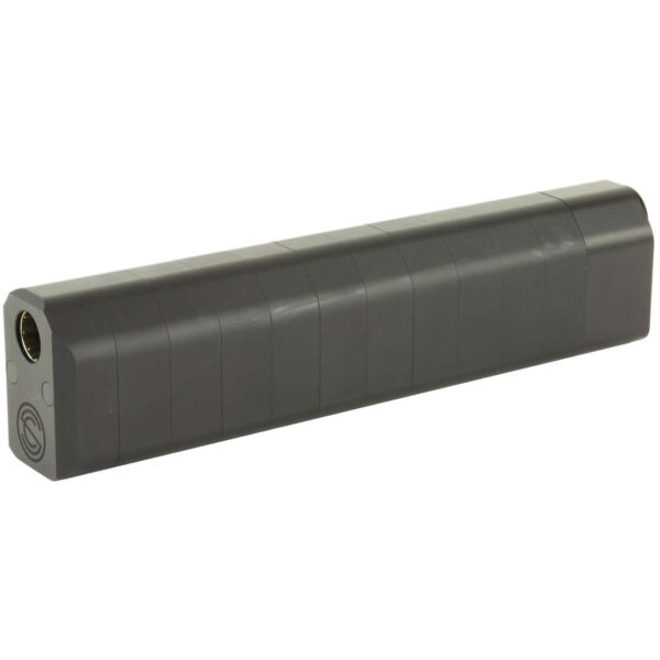 SILENCERCO SALVO 12 SILENCER LEFT SIDE FRONT ANGLE