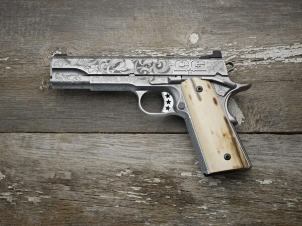 CABOT GUN OF THE MONTH NOVEMBER LA ARABESQUE 5" 45 LEFT SIDE VIEW