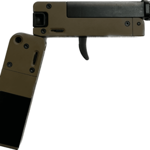 TRAILBLAZER FIREARMS LIFECARD 1 THREADED BARREL BARRET BROWN BLACK 22LR RIGHT SIDE VIEW CLOSED